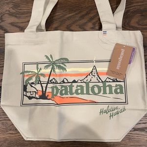 NWT Patagonia canvas tote.  Hawaii